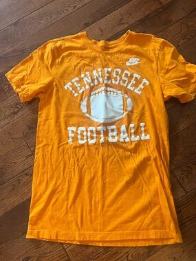 Nike Orange Football Graphic Tee